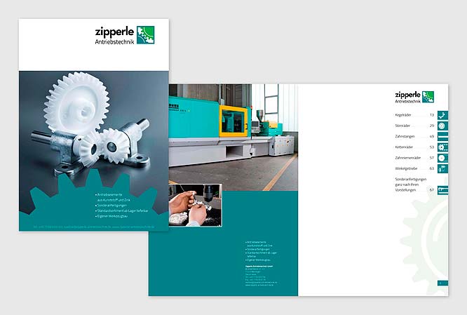 Grafikdesign für Zipperle Antriebstechnik GmbH